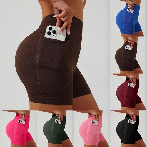 Pantaloncini yoga donna vita - pantaloncini,