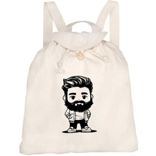 Zaino/zaino in tela 'Hipster