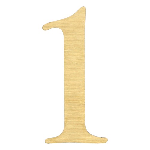 Solid brass house numbers - solid,
