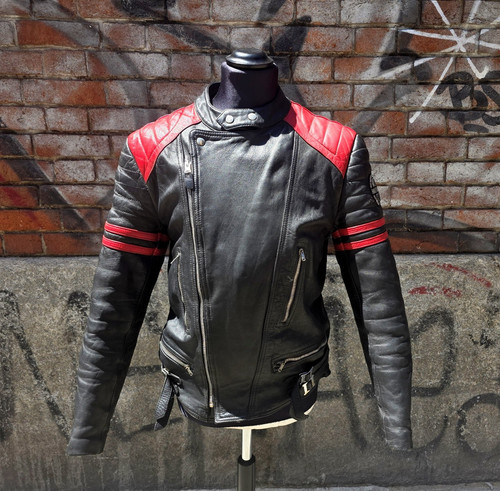 Giubbotto pelle moto - giubbotto,