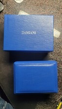 DAMIANI BOX watch SCATOLA per OROLOGIO , BLU  Vintage!!!
