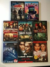 Johnny Depp DVD Lot Of 8