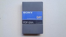 2 DAT Sony Digital Audio Tape PDP-124A Usati In Confezione Originale 
