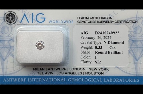 Diamante naturale ct - naturale, 0.33