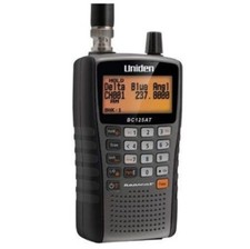 Nuovo scanner radio FM portatile portatile Uniden BC125AT 500 canali polizia vigili del fuoco
