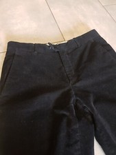 Pantalone Uomo A Costine BERNARDI Color Nero Cotone Taglia 46