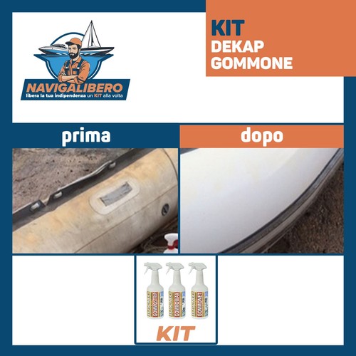 Kit decapaggio cera gommone - cera,