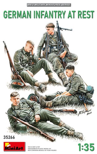 German infantry rest - german, 1:35