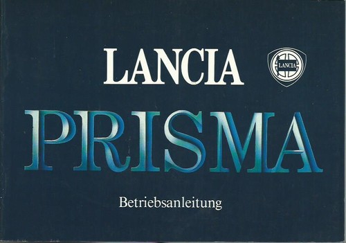 Lancia prisma manuale uso - lancia,