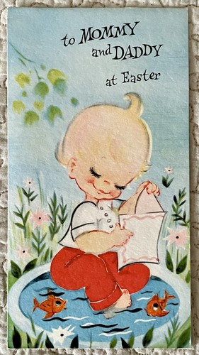 Biglietto auguri vintage - di,