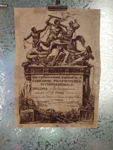 Antico diploma concorso - antico,