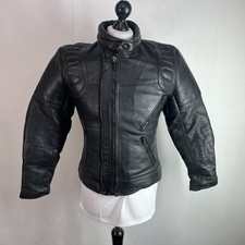 Giacca pelle moto biker donna