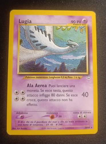 Pokemon lugia neo - lugia, 20/64