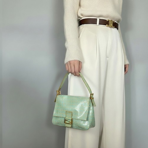 Fendi zucchino mamma shoulder - fendi,