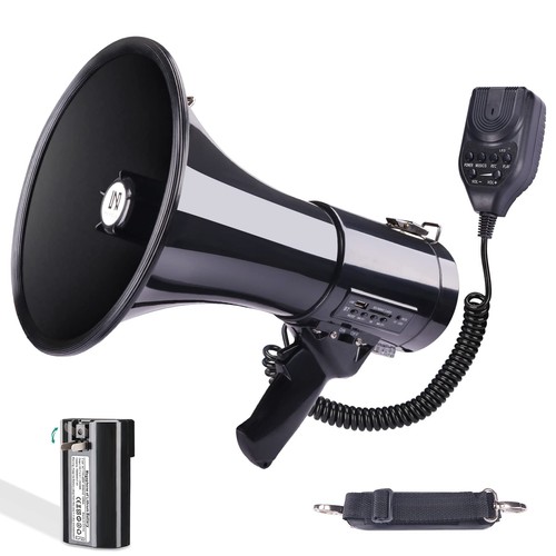 Megafono bluetooth 50w sirena - bluetooth,