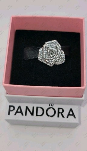 Charm pandora rosa - rosa, fiore