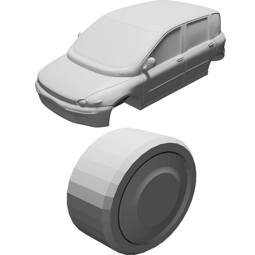 Kit modellino scala fiat - kit,