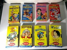 LOTTO X 8 CASSETTE VHS CARTONI ANIMATI DISNEY/ CORRIERE DELLA SERA,1997