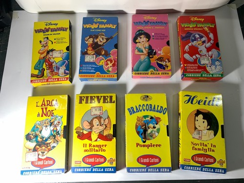 Lotto cassette vhs cartoni - 8,
