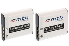 2x Batteria NP-BG1 per Sony Cyber-shot DSC-H3, H7, H9, H10, H20, H50, H55, H70