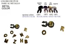 1 PEZZO COPRIBOTTONI 1 INIZIALE COL. ORO GEMELLI CAMICIA X COPPIA COMPRA 2