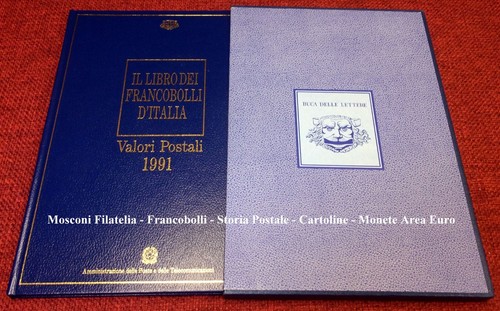 1991 libro dei francobolli - dei,