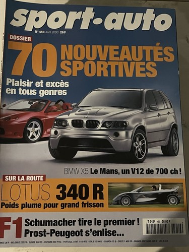 Sport auto sportauto 459 - 459, avril