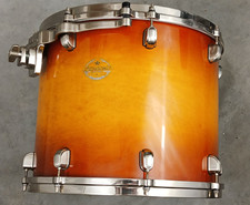 TAMA STARCLASSIC ACERO 16" ORO SUNBURST TOM TAMBURO, NICHEL SPAZZOLATO, GIAPPONE, BELLO!