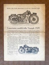 TRIUMPH 1929 - nuovissimo modello 350 C.O.