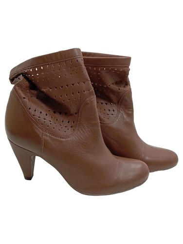 Stivaletti donna pelle marrone