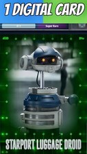Topps Star Wars Digital Card Trader DROIDS GREEN STARPORT LUGGAGE DROID