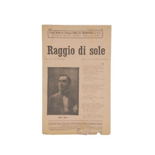 Copiella Raggio di sole Versi di De Flaviis Musica Buongiovanni canzone italiana