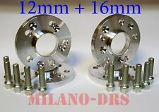 4 DISTANZIALI RUOTA 12+16mm