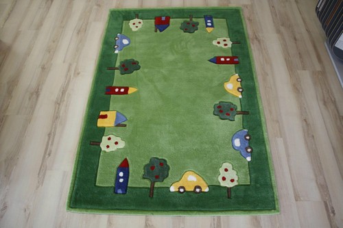 Tappeto gioco auto - , verde