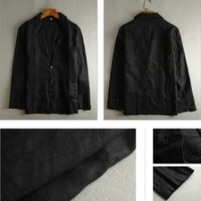 Hommes 98% Lin Costume Veste