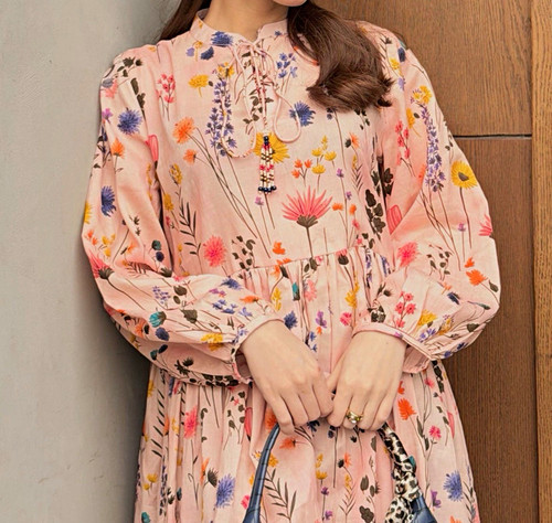 Maxi abito donna - , rosa