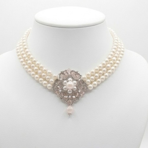 Collana choker perle maiorca - collana,
