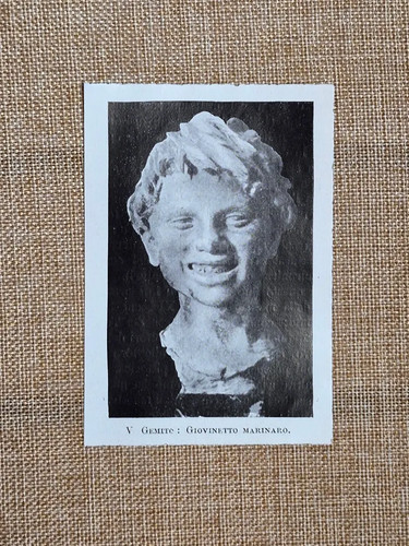 Giovinetto marinaro scultura - marinaro,