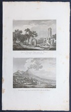 coppia stampe antiche saint