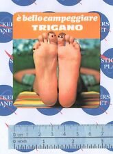 ADESIVO STICKER VINTAGE AUFKLEBER AUTOCOLLANT REGIONALE CAMPING TRIGANO