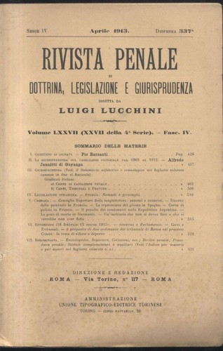 Rivista penale dottrina - rivista,