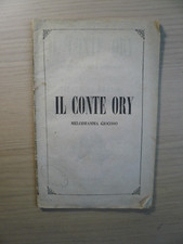 Libretto d'opera Il Conte Ory di Gioacchino Rossini, Francesco Lucca Milano