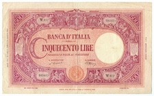 500 LIRE BARBETTI GRANDE C