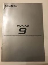 Depliant Brochure Minolta Dynax 9 1999 italiano