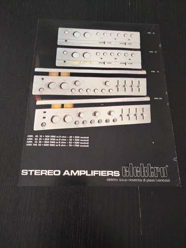 1976 elektro stereo - elektro, amplifiers