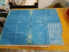 Silos Molino Venezia , Molino Stucky, 1954,   vecchio disegno tecnico