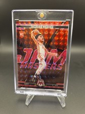 2024 Panini Mosaic Pink Jam Master Zaccarie Risacher /10 Maglia Match!!