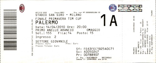 Biglietto stadio finale - biglietto,