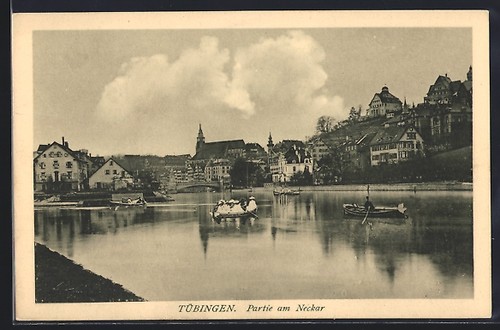 Tubinga neckarpartie con - neckarpartie,