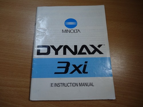 Minolta dynax 3xi manuale - dynax,